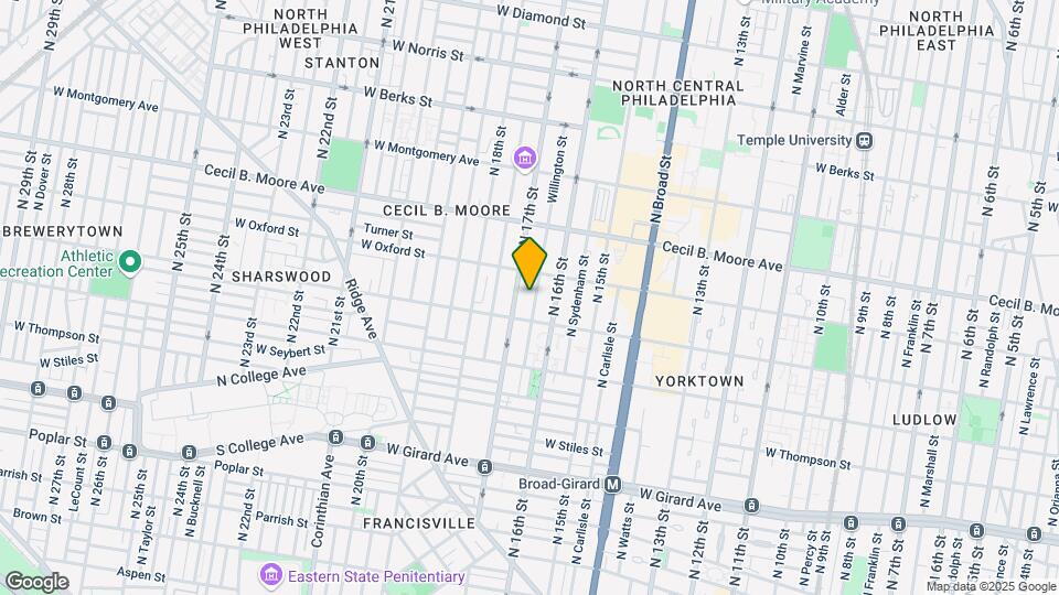 1528 Willington St Map and Location Details
