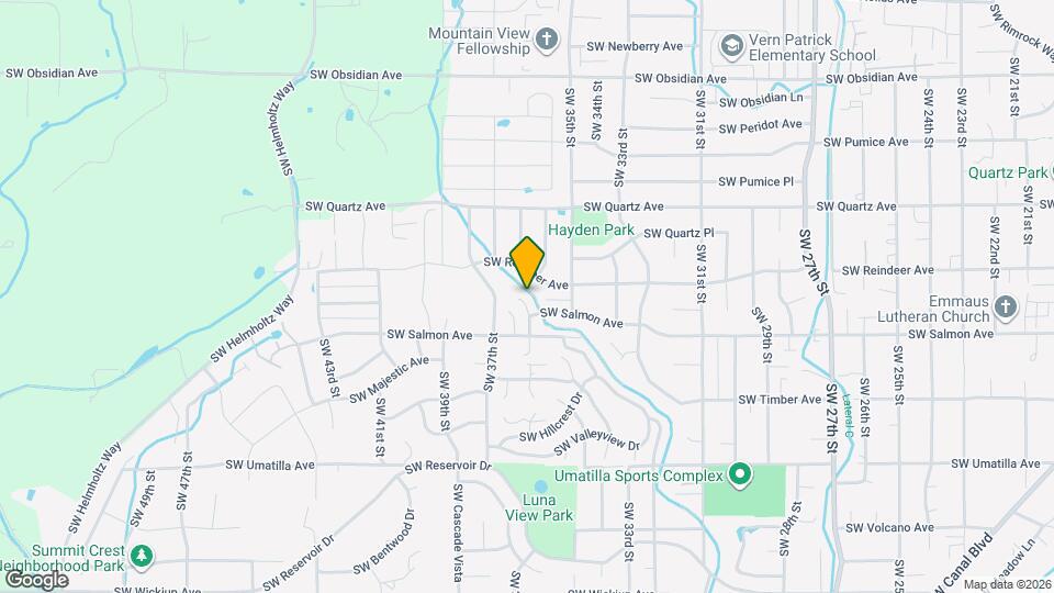 2158 SW 36th Ct Map and Location Details