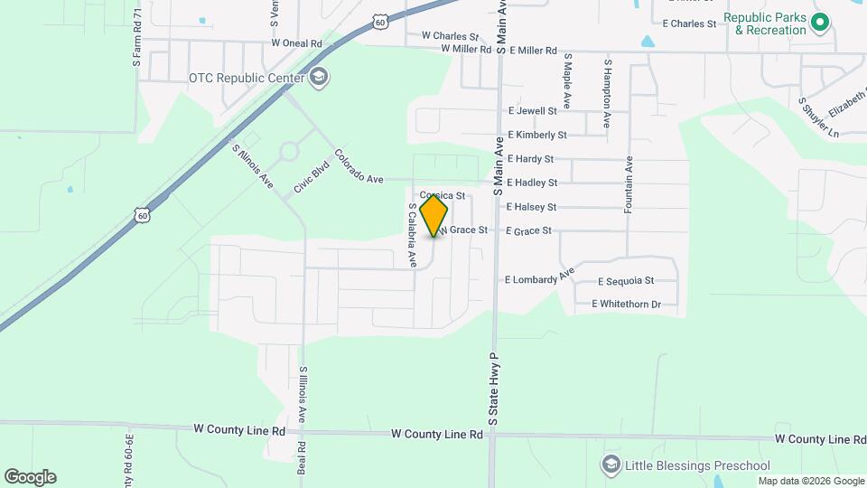 311 W Grace St Map and Location Details