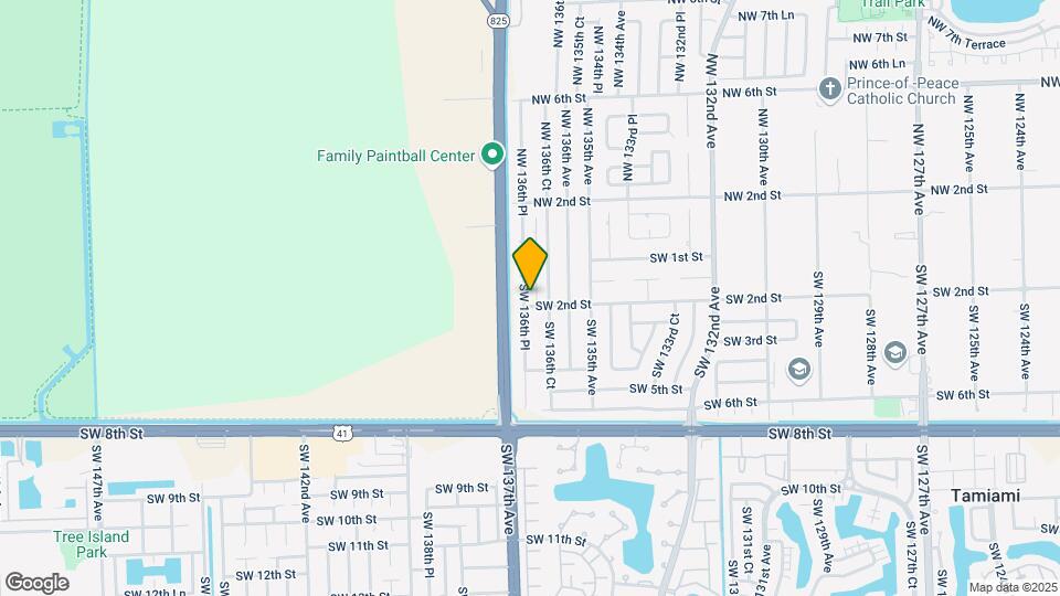 137 SW 136th Pl Map and Location Details