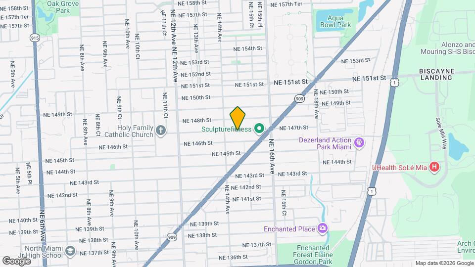 1440 NE 147th St Map and Location Details