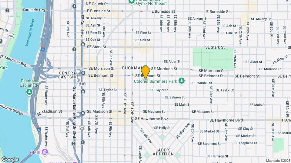 935 SE 14th Ave-Unit -1333 SE Yamhill St Map and Location Details