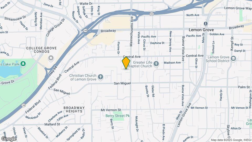 2824 Massachusetts Ave Map and Location Details