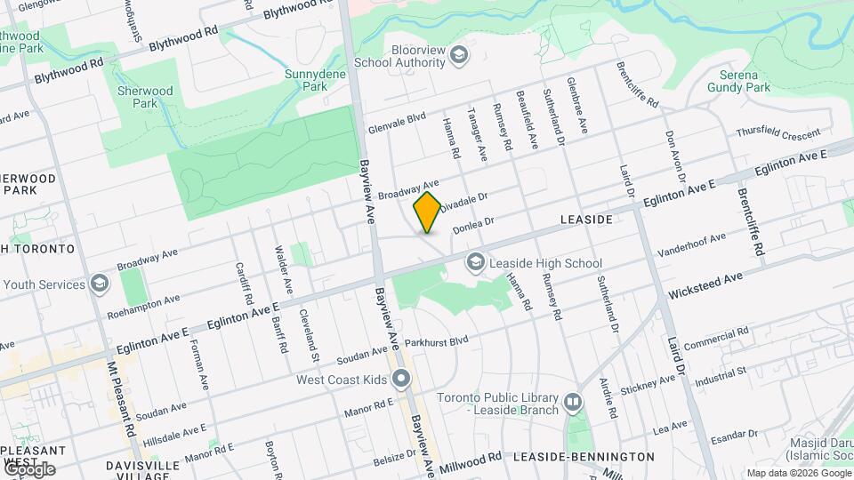 283 Bessborough Dr, Unit SI ID1513081P Map and Location Details