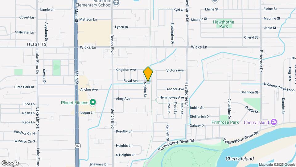 1403 Naples St Map and Location Details