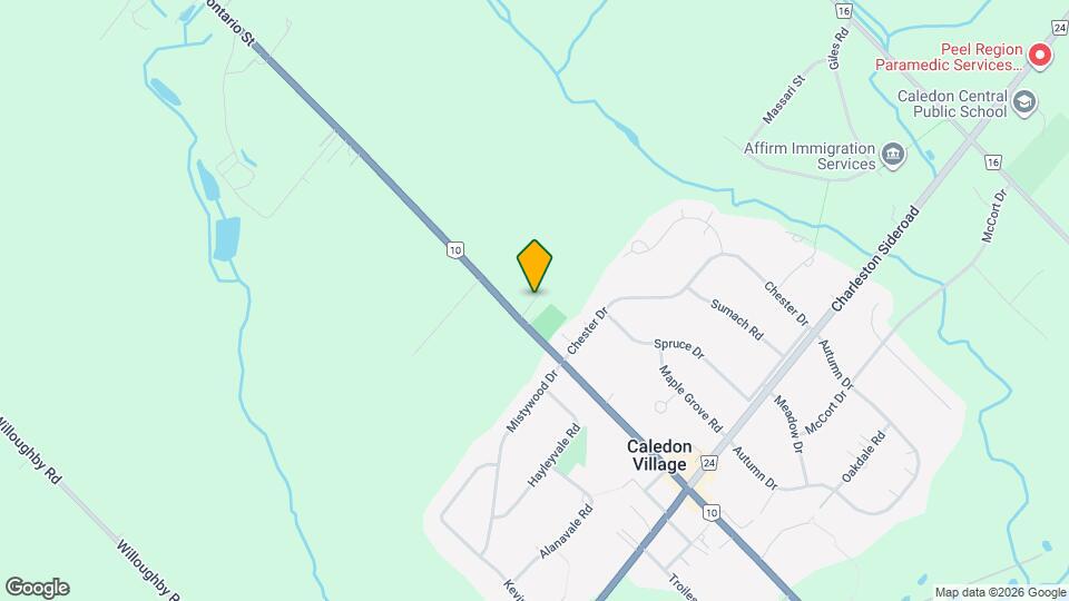 18637 Hurontario St Map and Location Details