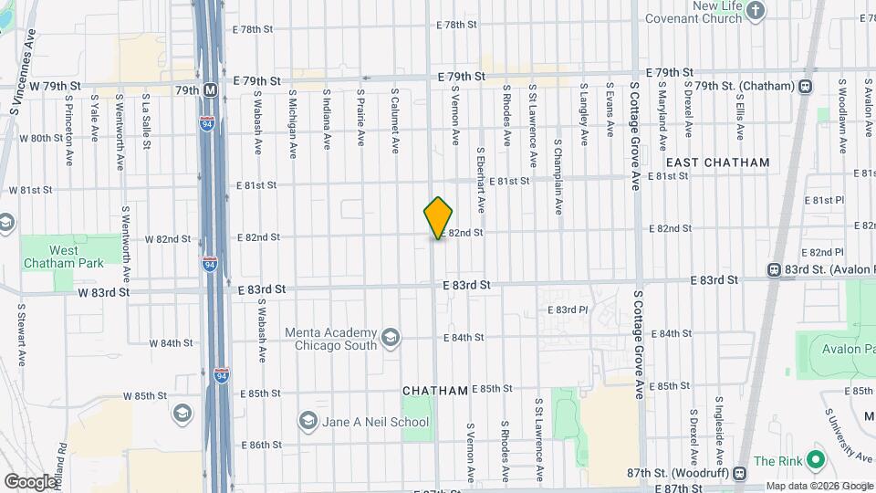 8219 S King Dr, Unit 1 west Mapa y Detalles de la Ubicación