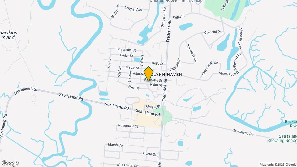 204 Palm St Map and Location Details