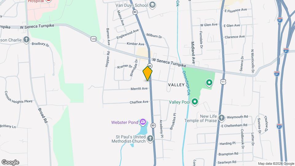 1714 Valley Dr Map and Location Details