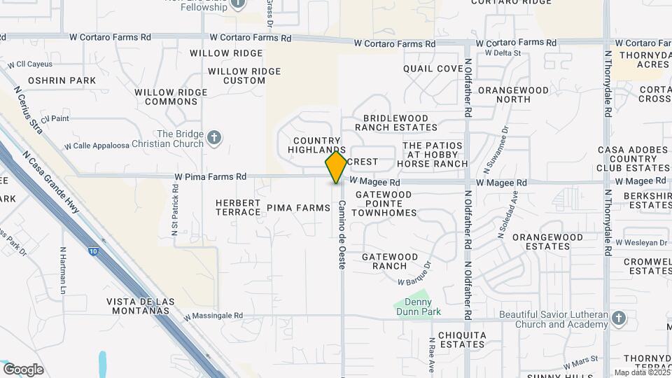 8000 N Scholes Ave Map and Location Details