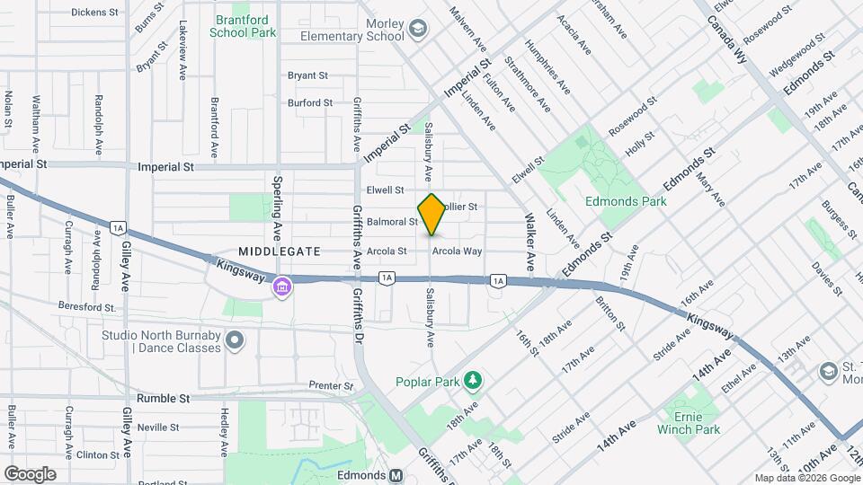 7088 Salisbury Ave, Unit 24xx Map and Location Details