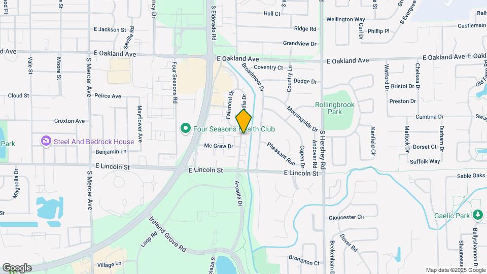 806 Arcadia Dr Map and Location Details