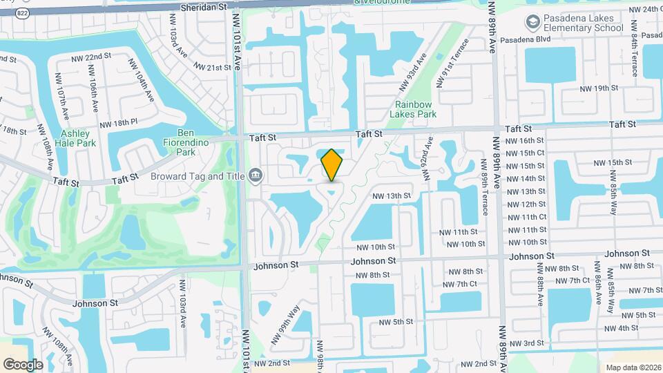 9732 NW 15th St Map and Location Details