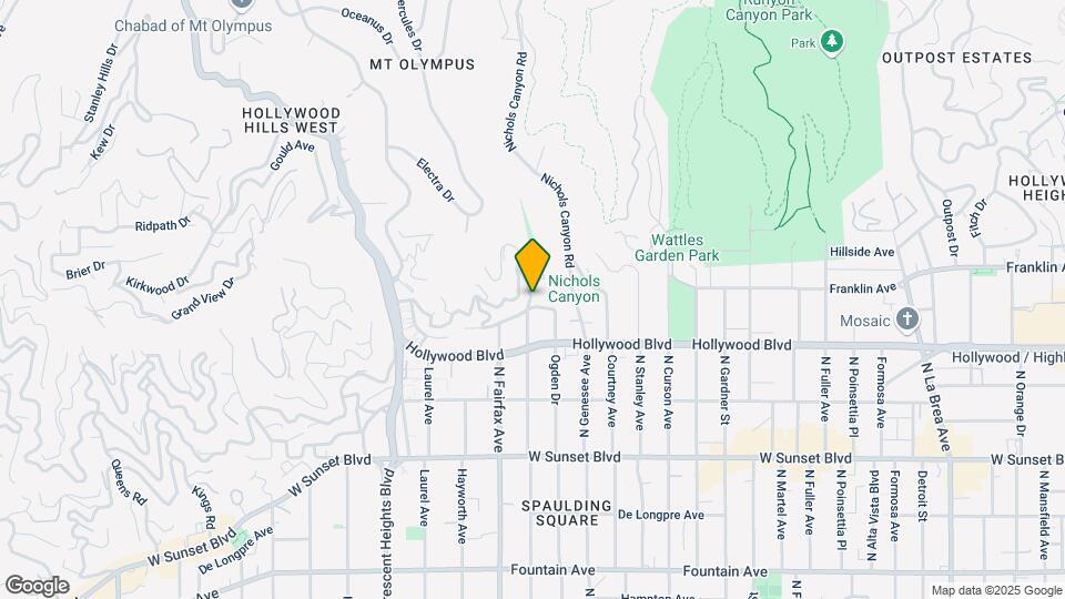 7825 Hillside Ave Map and Location Details