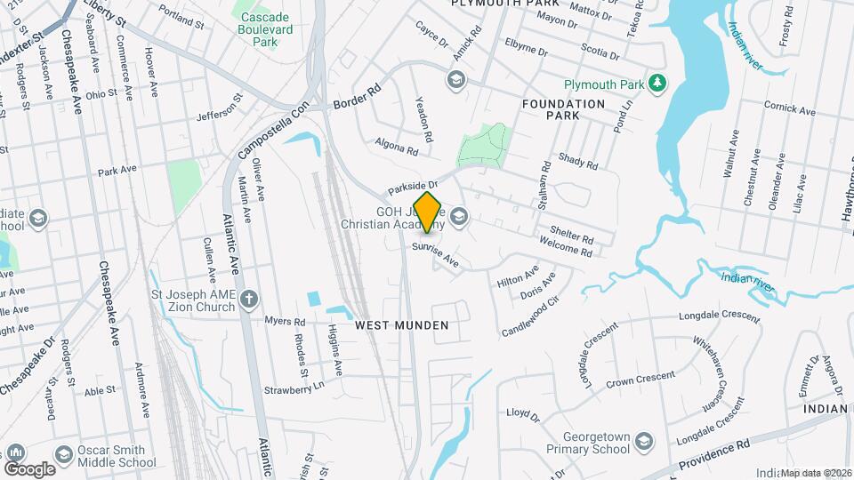 2620 Sunrise Ave Map and Location Details