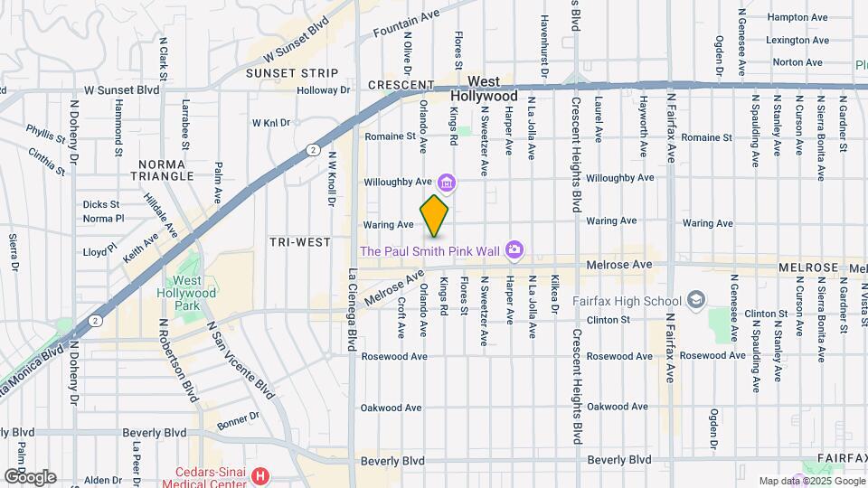 732 N Orlando Ave Map and Location Details
