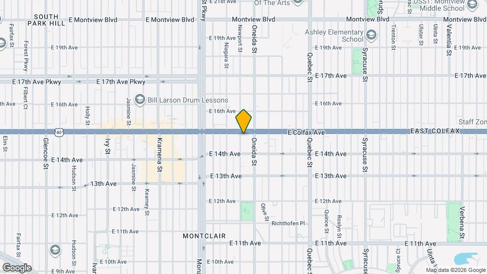 1454 Newport St Map and Location Details