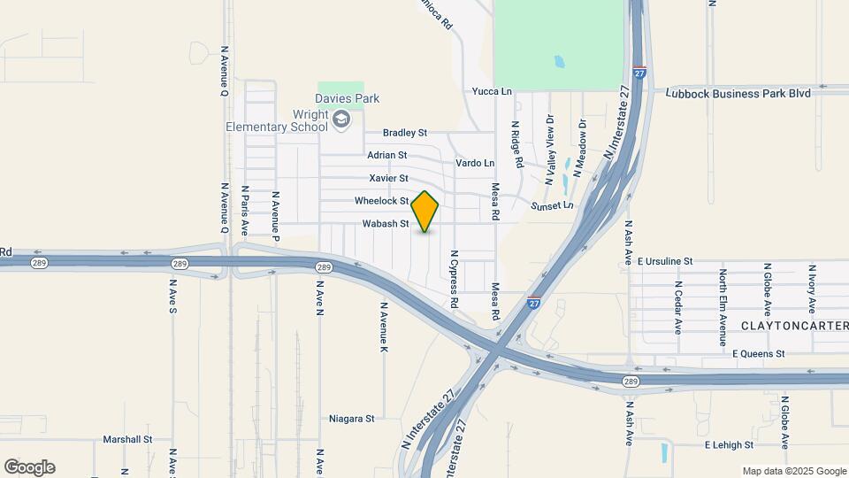 2135 N Texas Ave Mapa y Detalles de la Ubicación
