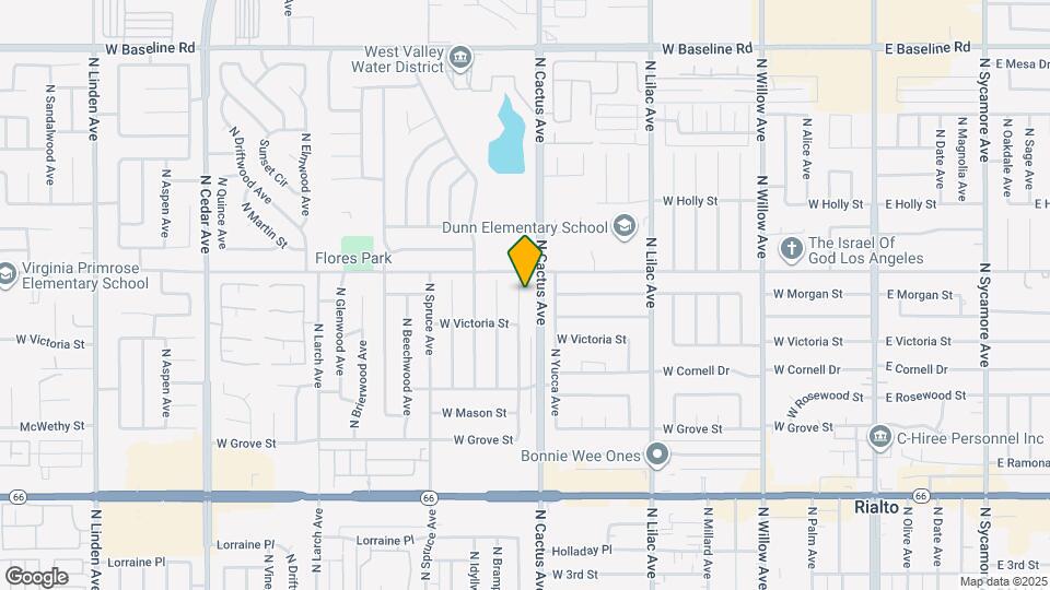 763 N Fillmore Ave Map and Location Details