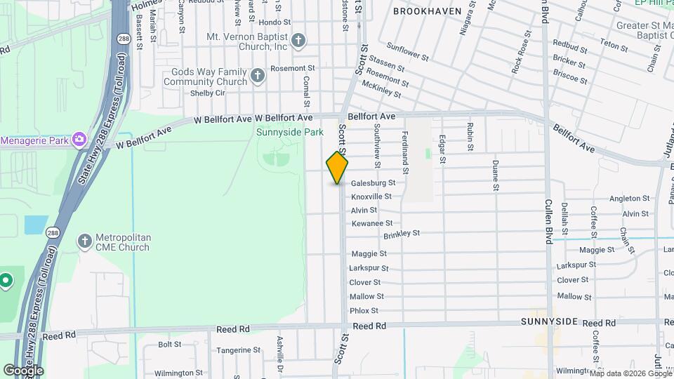 8726 Scott St Mapa y Detalles de la Ubicación