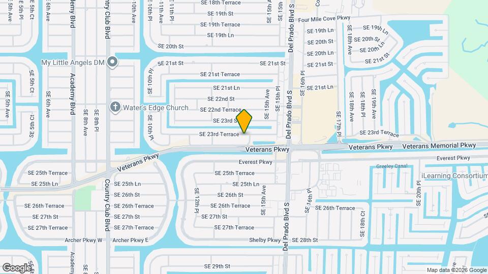 1406 SE 23rd Terrace Map and Location Details