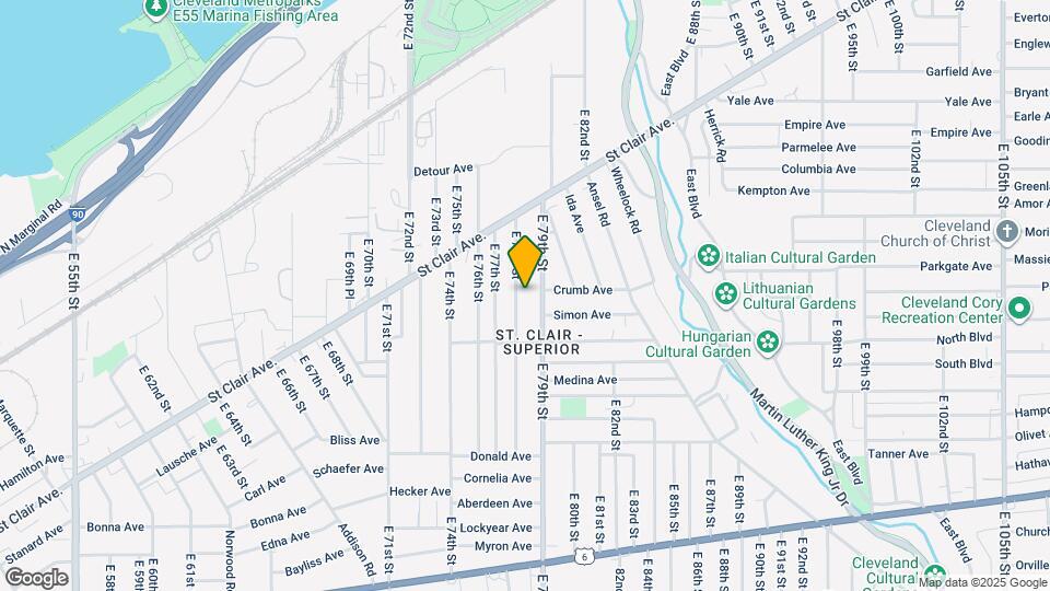 1003 E 78th St Map and Location Details
