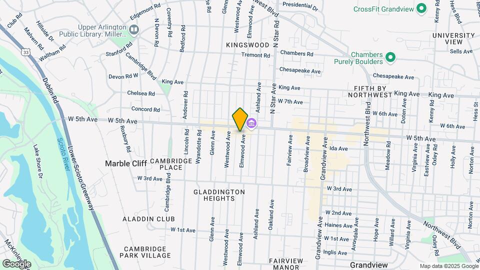 1545 Elmwood Ave Map and Location Details