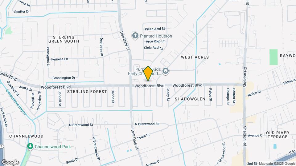15335 Woodforest Blvd Map and Location Details