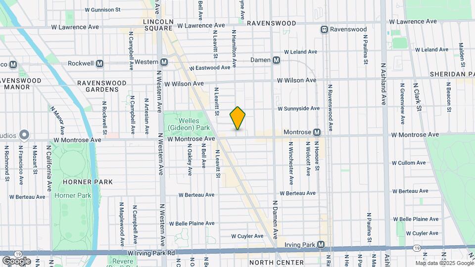 4411 N Hamilton Ave Map and Location Details