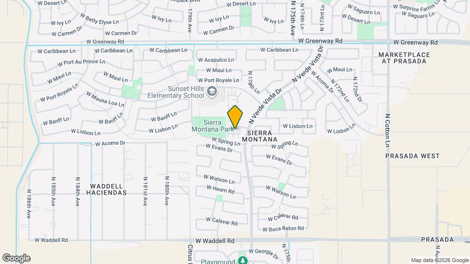 17716 W Mandalay Ln Map and Location Details