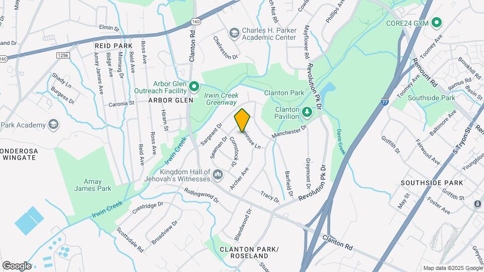 1133 Penrose Ln Map and Location Details