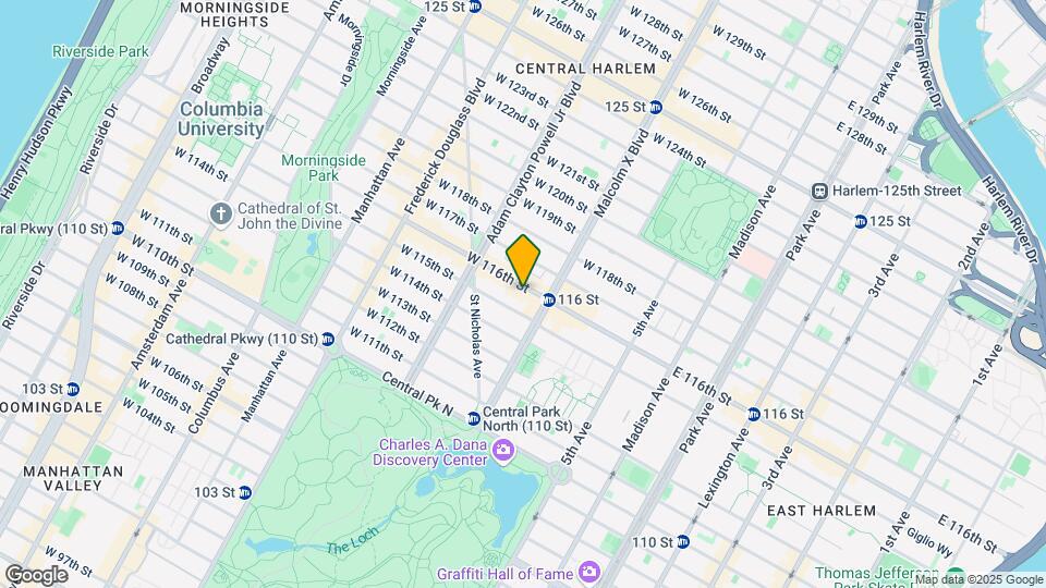 112-114 W 116th St Map and Location Details