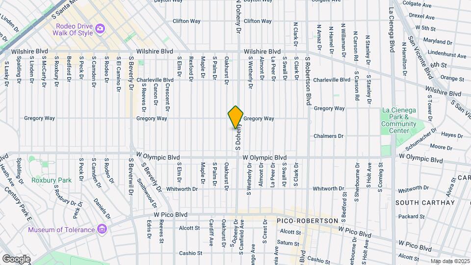 325 S Doheny Dr Map and Location Details