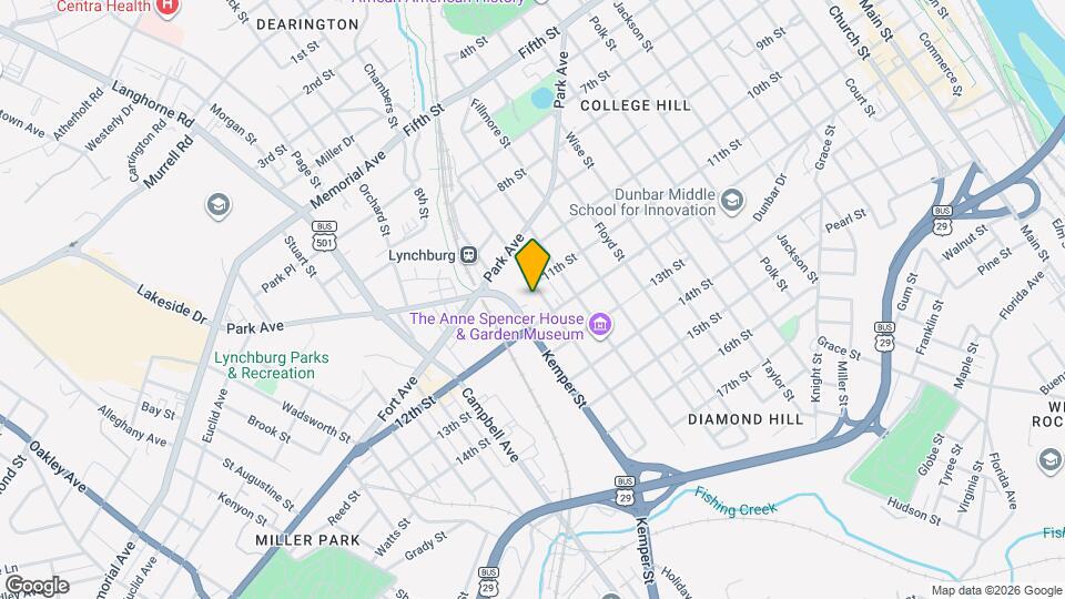 1107 Buchanan St Map and Location Details