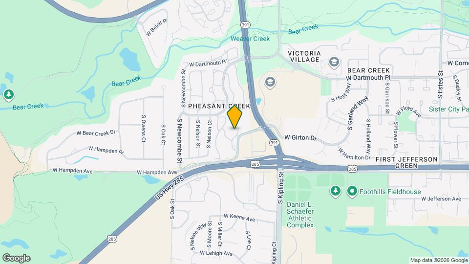 10311 W Girton Dr Map and Location Details