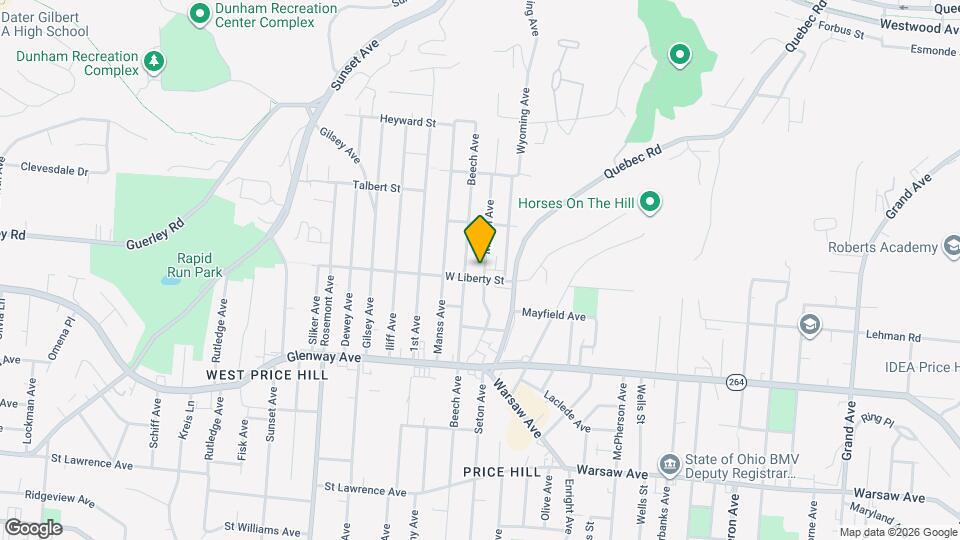 1607 Minion Ave Map and Location Details