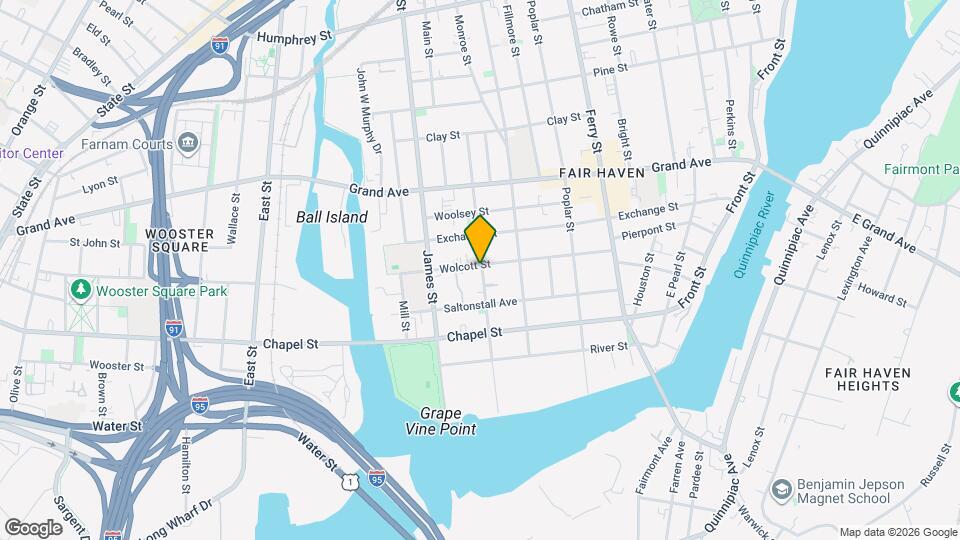 156 Wolcott St Map and Location Details