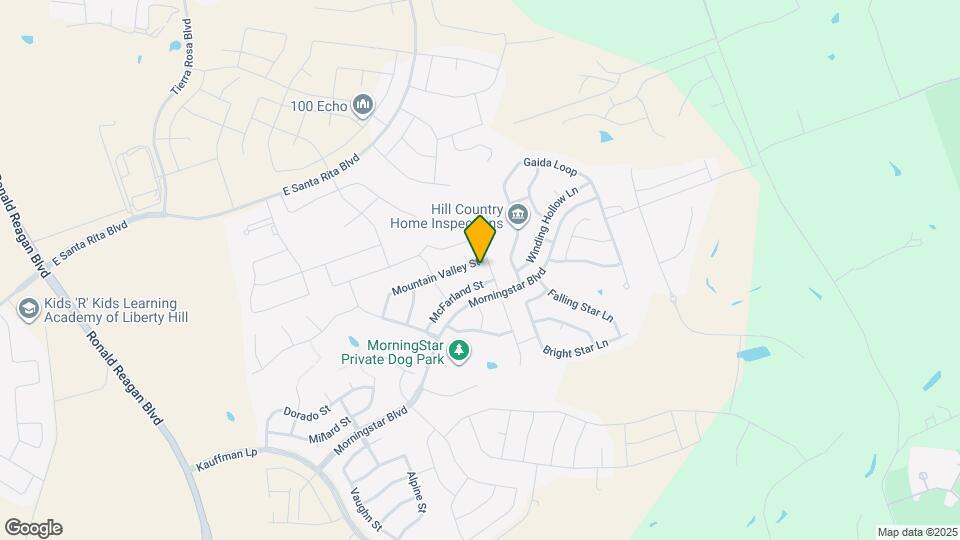 109 Mountain Valley St Map and Location Details