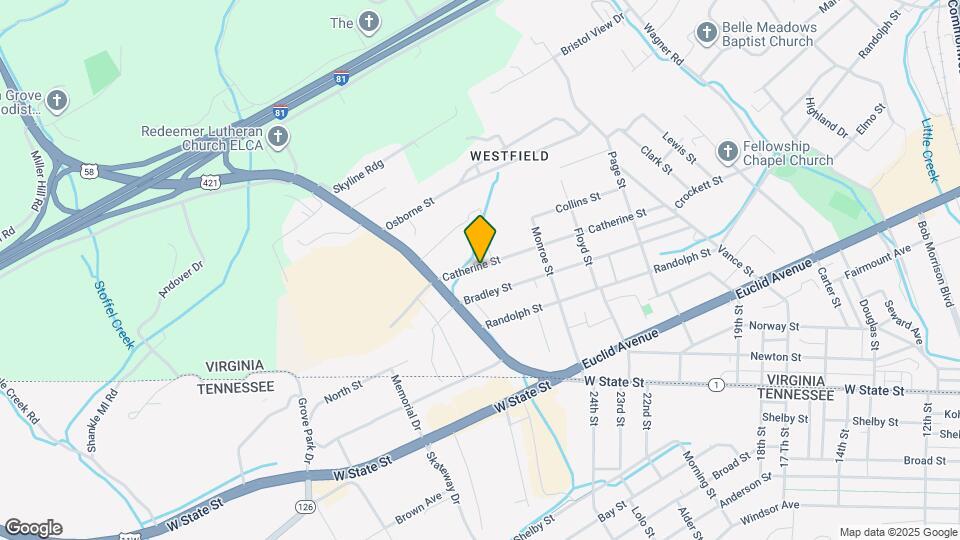 2510 Catherine St Map and Location Details