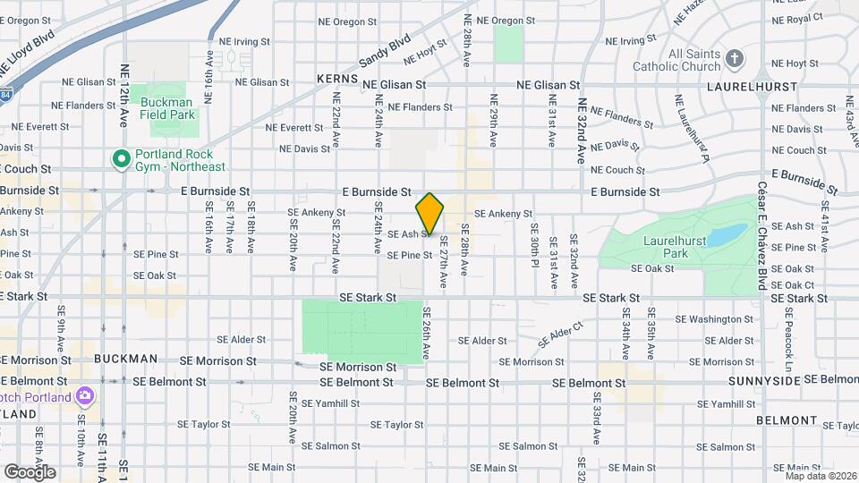 214 SE 26th Ave Mapa y Detalles de la Ubicación