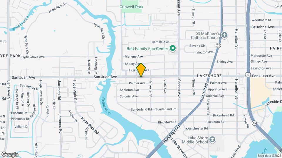 5238 San Juan Ave Map and Location Details