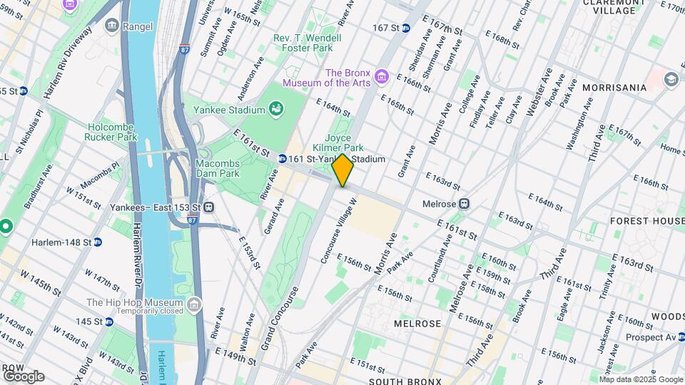888 Grand Concourse Mapa y Detalles de la Ubicación