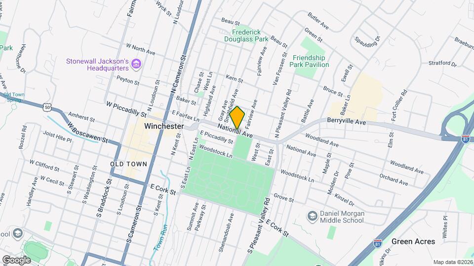 381 National Ave Map and Location Details