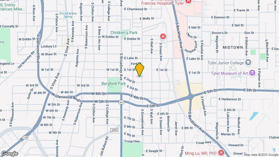 1403 S Donnybrook Ave Map and Location Details