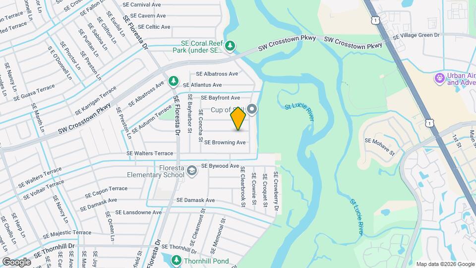 974 SE Brookedge Ave Map and Location Details
