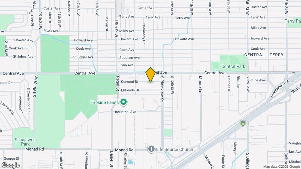 1312 Concord Dr Map and Location Details