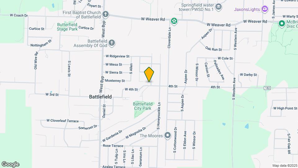 5361 S Tanager Ave Map and Location Details