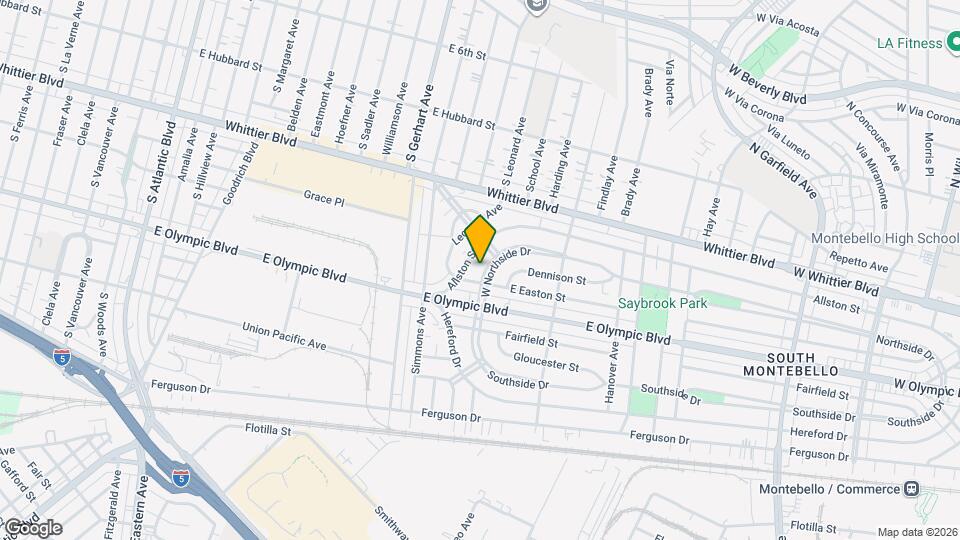 5939 W Northside Dr Mapa y Detalles de la Ubicación