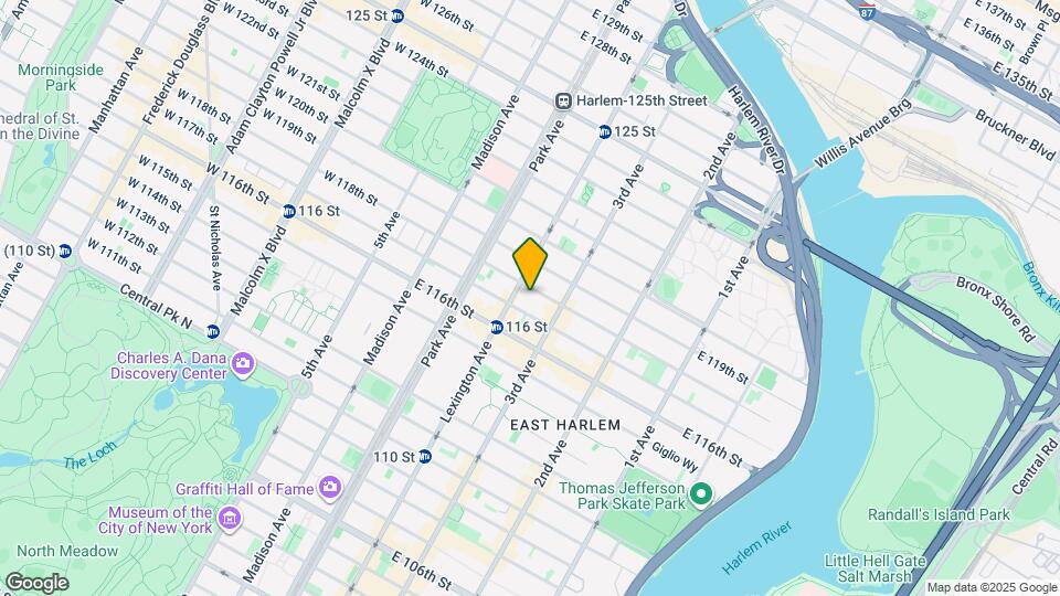 152 E 118th St Map and Location Details