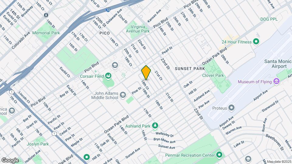 2416 20th St Map and Location Details